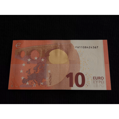 Billete de 10€ falsificado